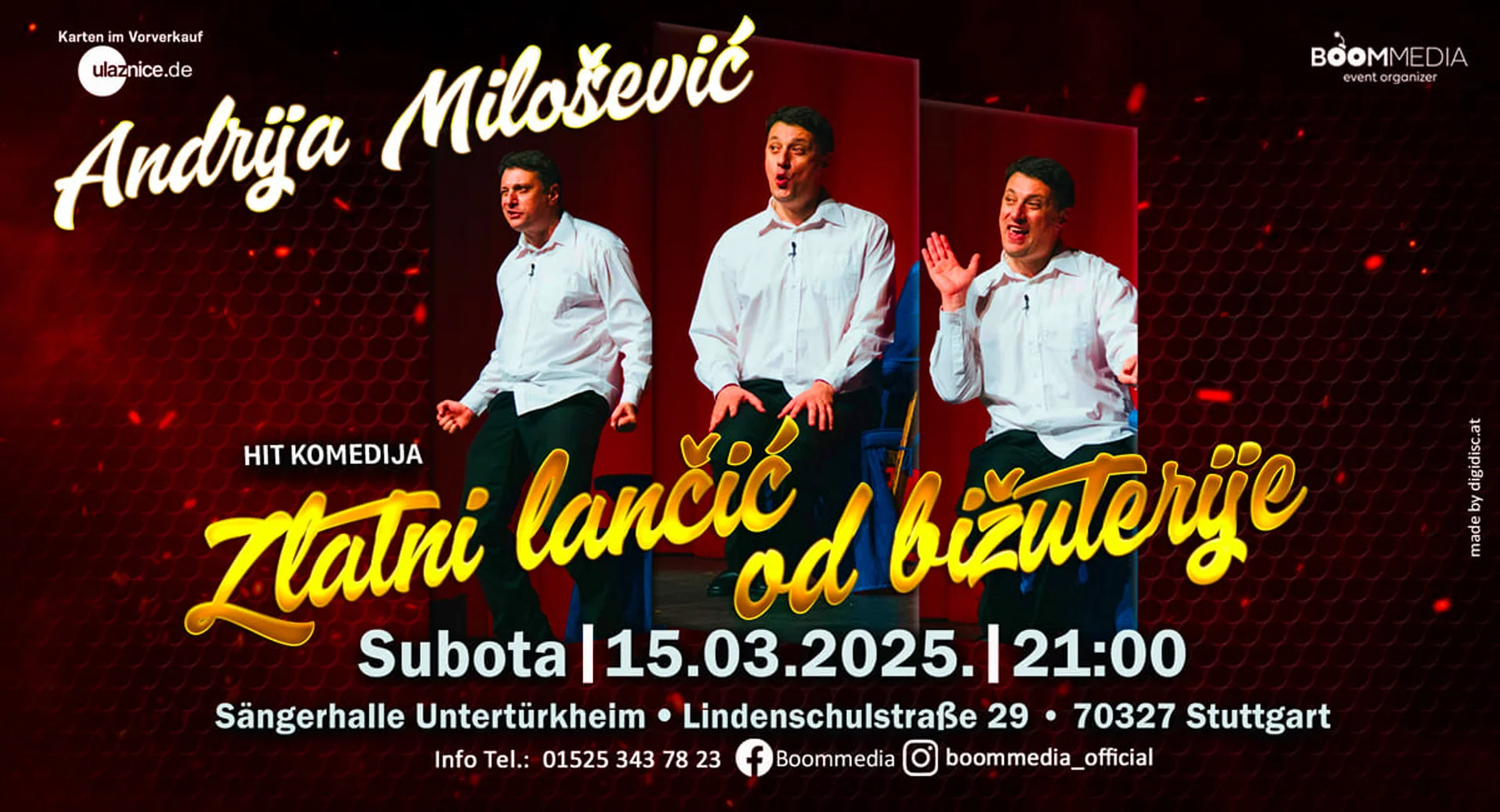 Andrija Milošević - "Zlatni lančić od bižuterije" - Stuttgart