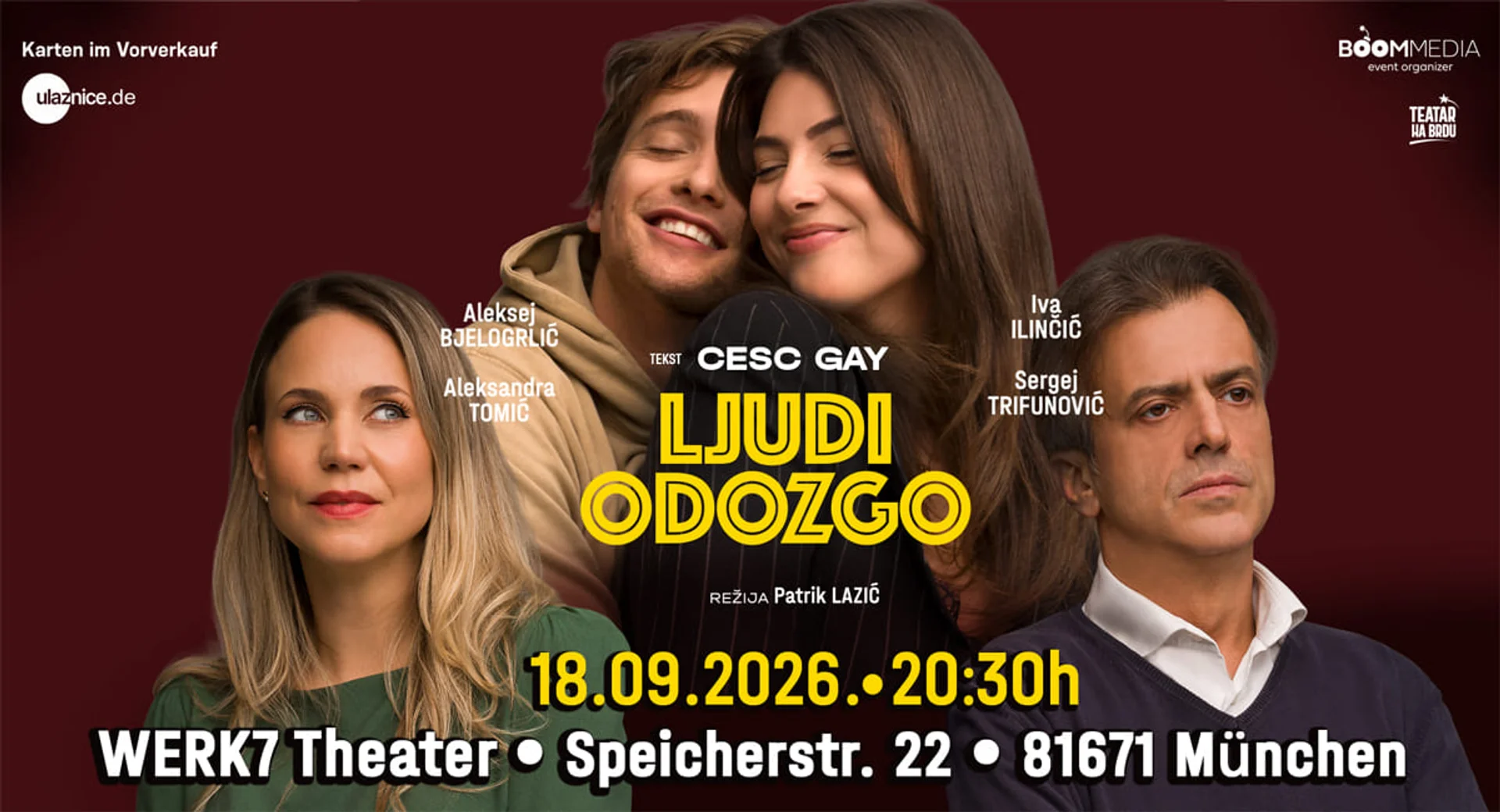 Predstava „Ljudi odozgo“ - Minhen